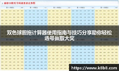 双色球胆拖计算器使用指南与技巧分享助你轻松选号赢取大奖